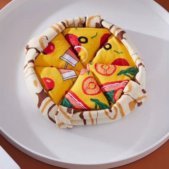 Socks, Men’s Funny Pizza Pattern Crew Socks, NEW, One Size, Packaged Like… - Picture 11 of 13